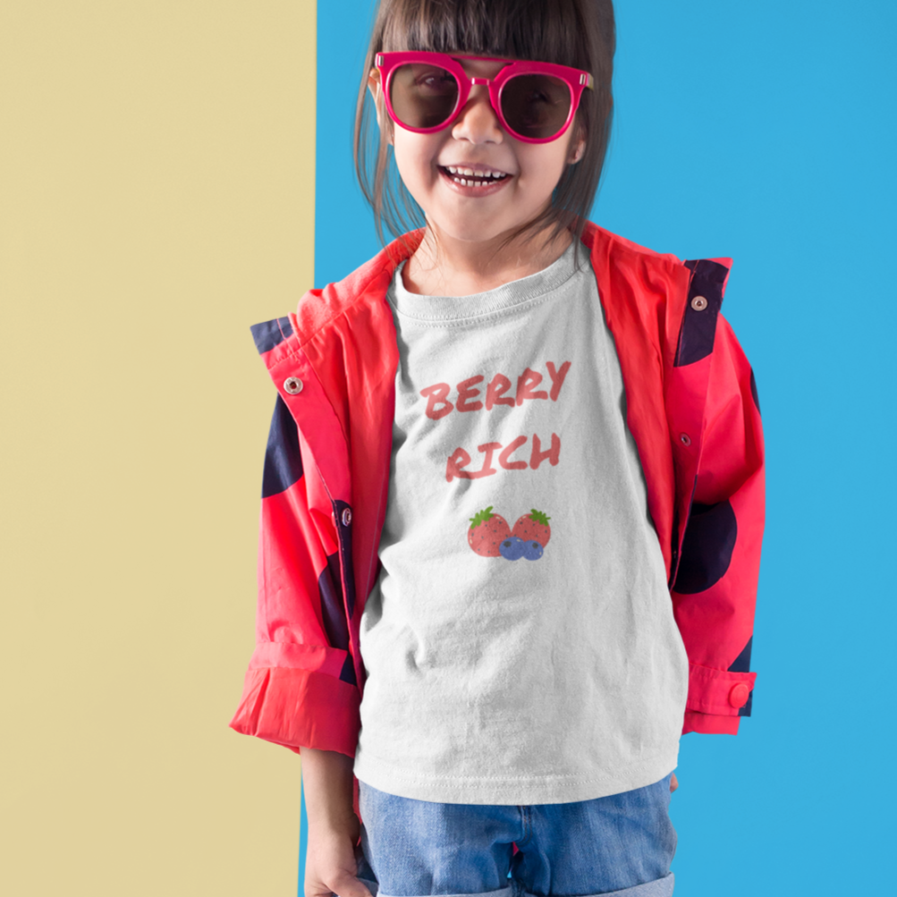 Berry Rich Toddler T-Shirt - Say Something Swag