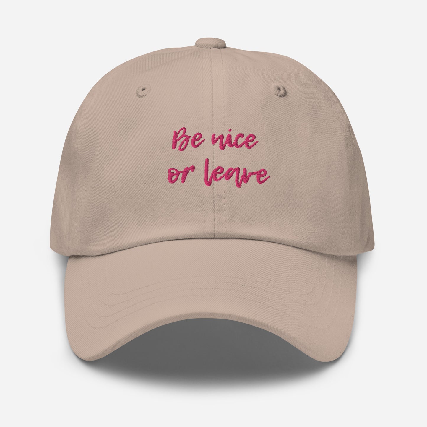 Be Nice or Leave Hat - Say Something Swag