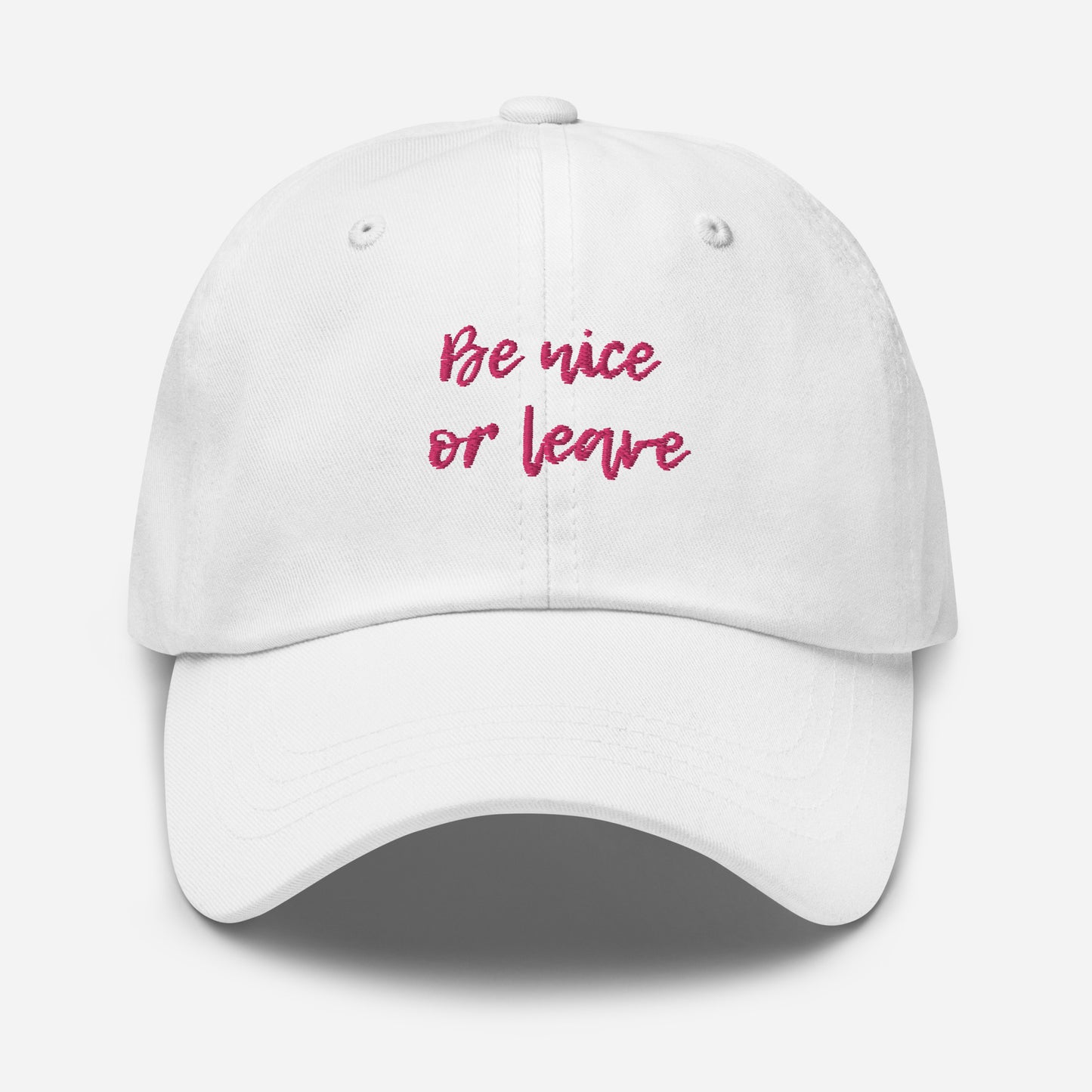 Be Nice or Leave Hat - Say Something Swag
