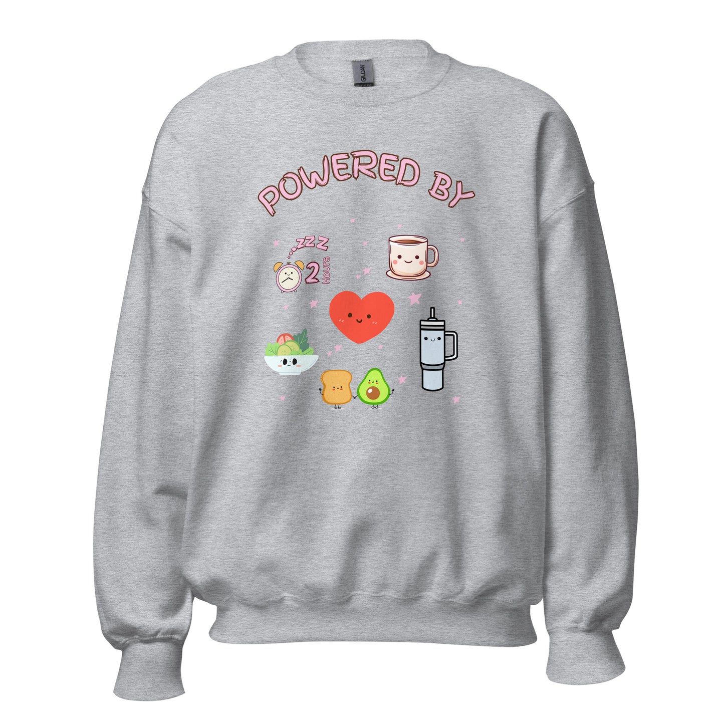 Powered by Mom Energy Sweatshirt - Say Something Swag