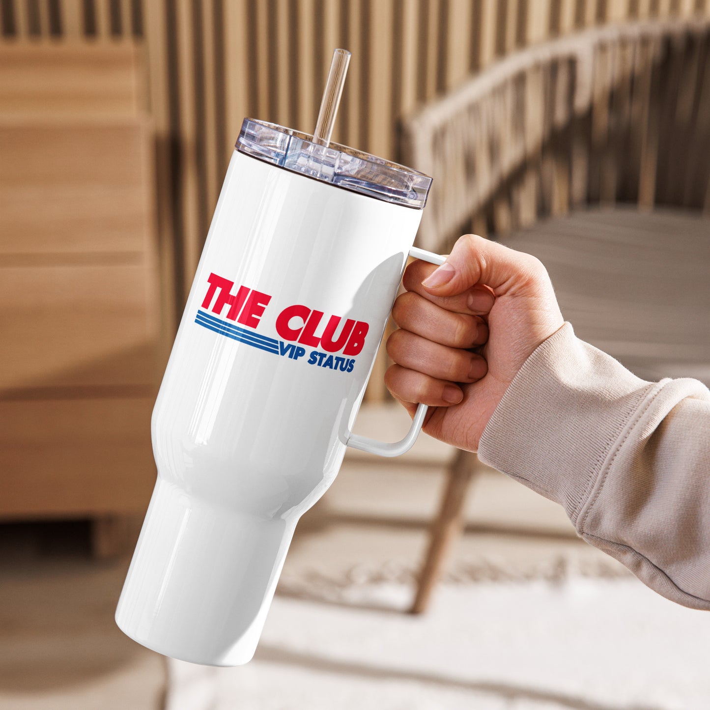The Club Costco Travel Mug - Say Something Swag - Left