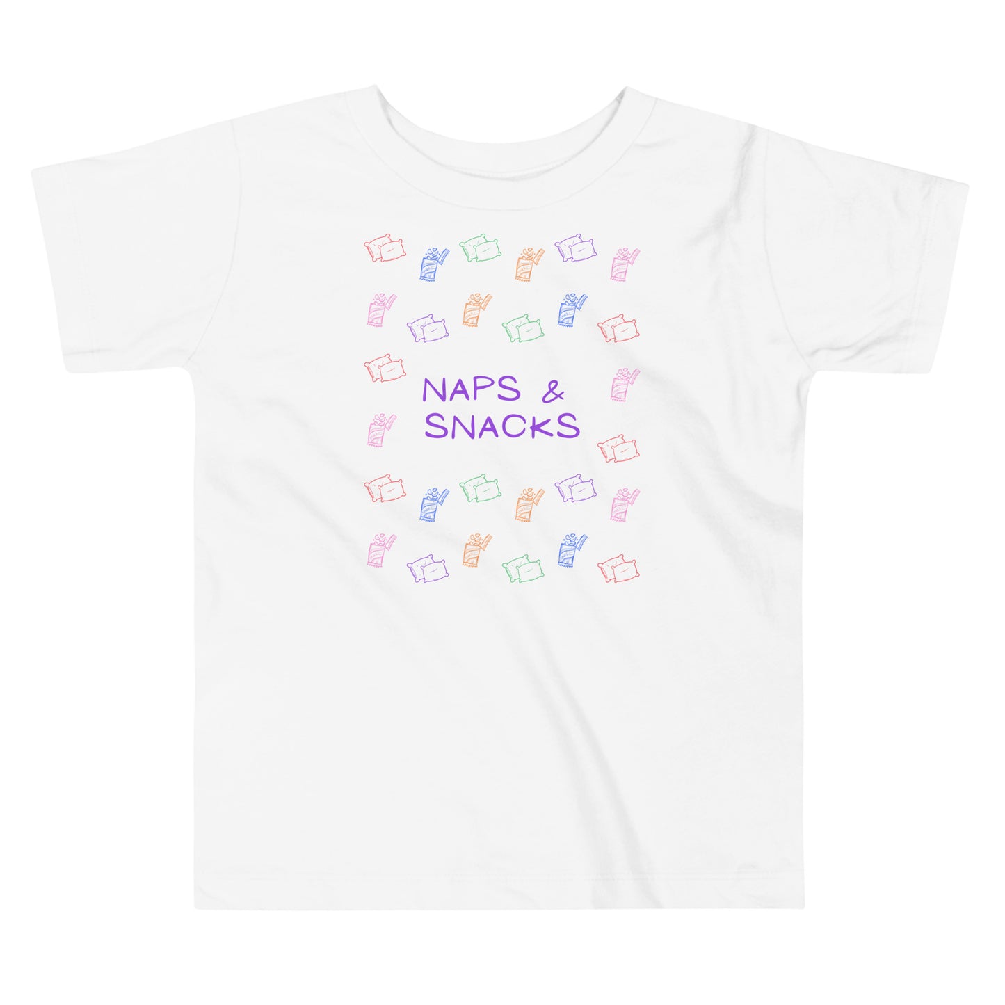 Naps & Snacks Toddler T-Shirt - Say Something Swag