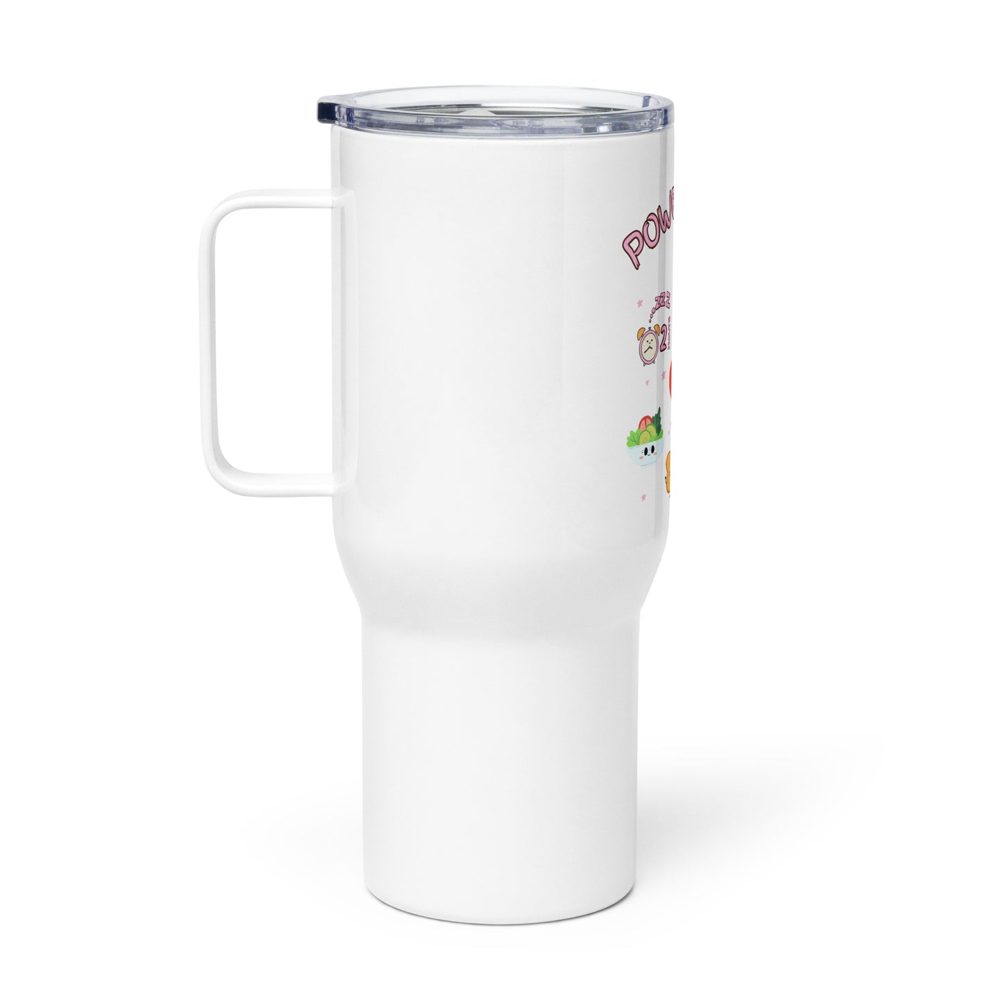 Powered by Mom Energy Travel Mug - Say Something Swag