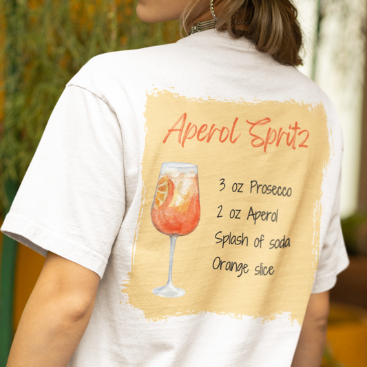 Aperol Spritz Cocktail Shirt - Say Something Swag