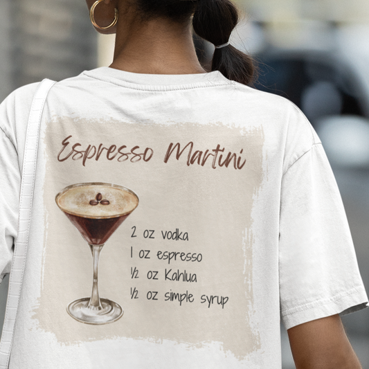 Espresso Martini Cocktail Shirt - Say Something Swag