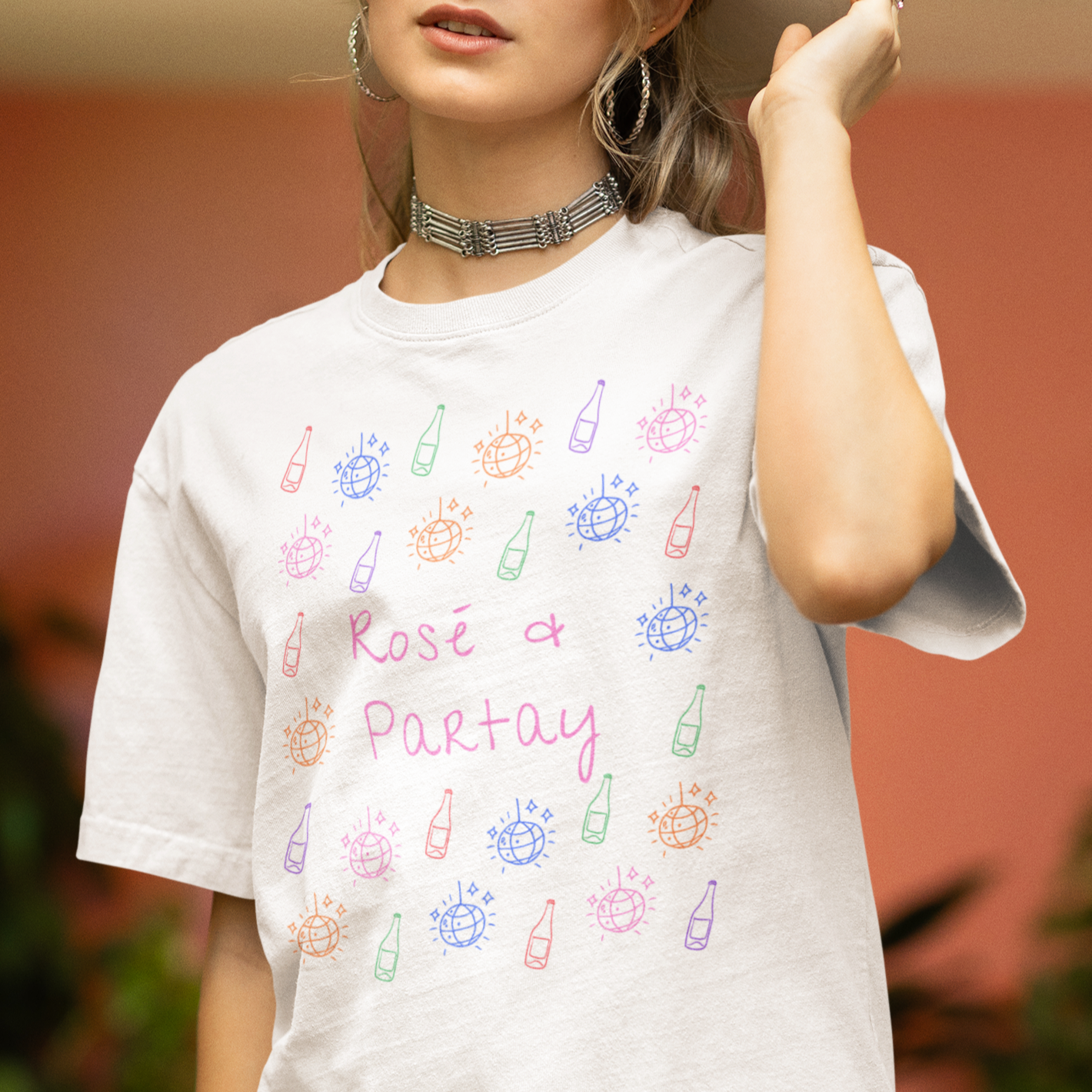 Rosé & Partay T-Shirt - Say Something Swag