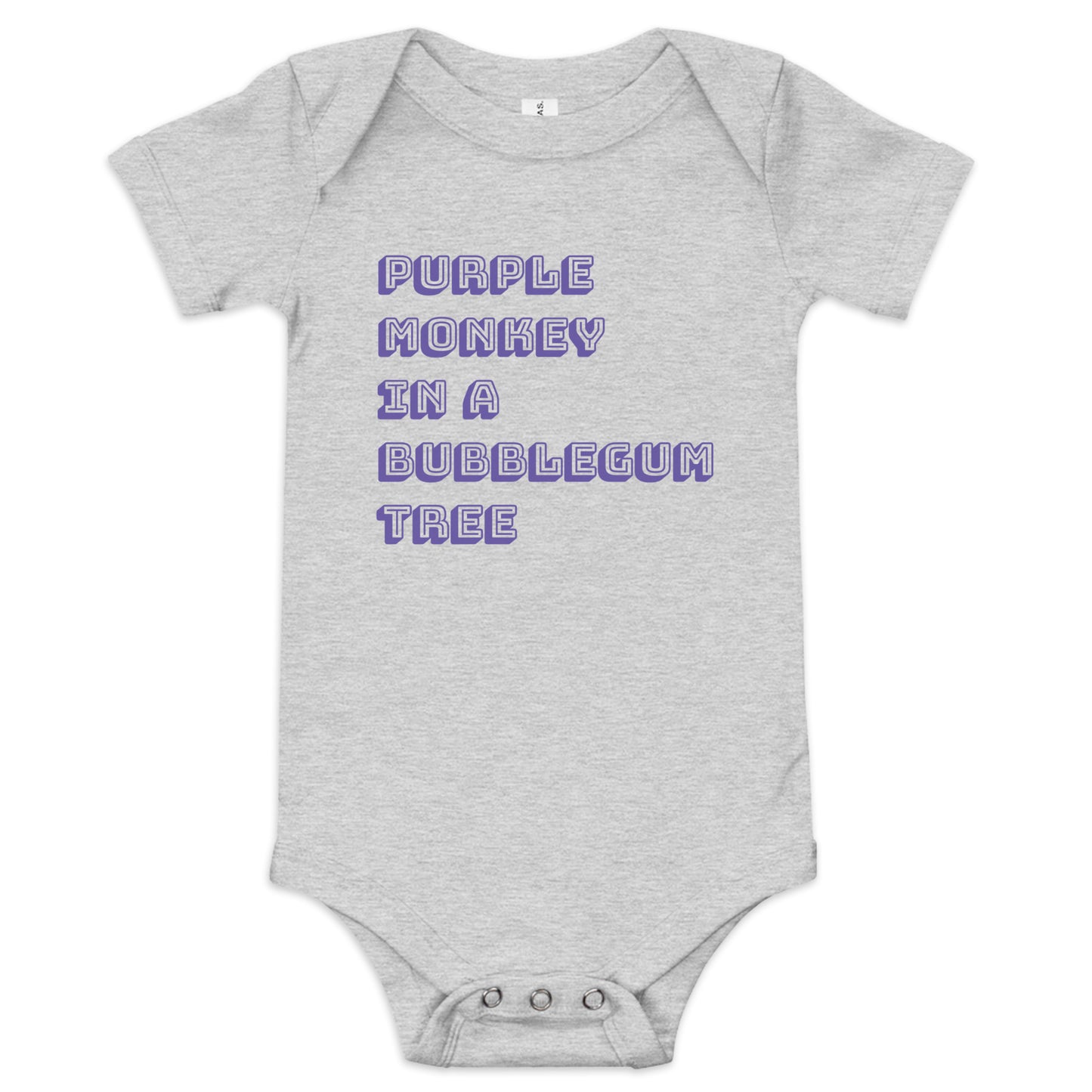 Purple Monkey Onesie - Say Something Swag