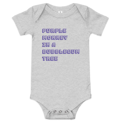 Purple Monkey Onesie - Say Something Swag