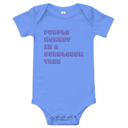 Purple Monkey Onesie - Say Something Swag