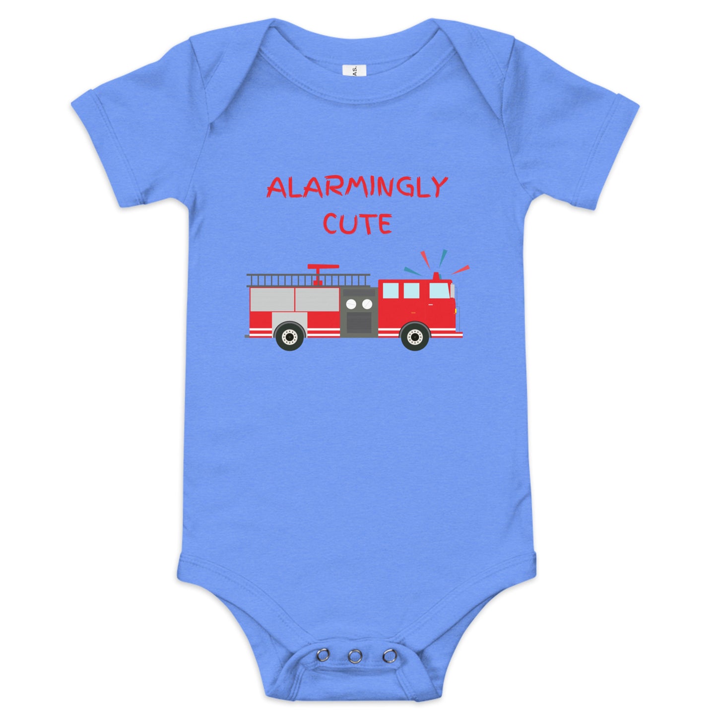 Family Matching Firetruck Baby Onesie - Say Something Swag