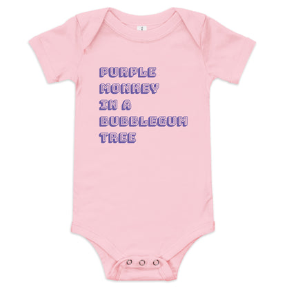 Purple Monkey Onesie - Say Something Swag