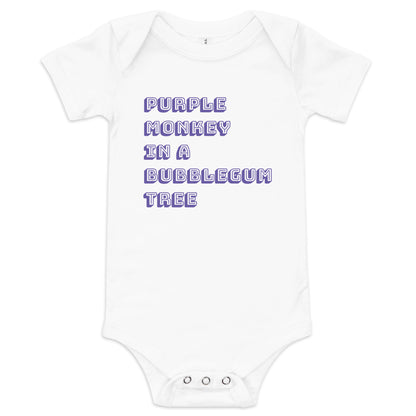 Purple Monkey Onesie - Say Something Swag