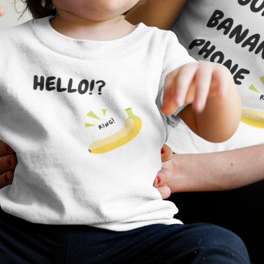 Banana Phone Toddler T-Shirt - Say Something Swag