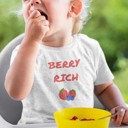 Berry Rich Toddler T-Shirt - Say Something Swag