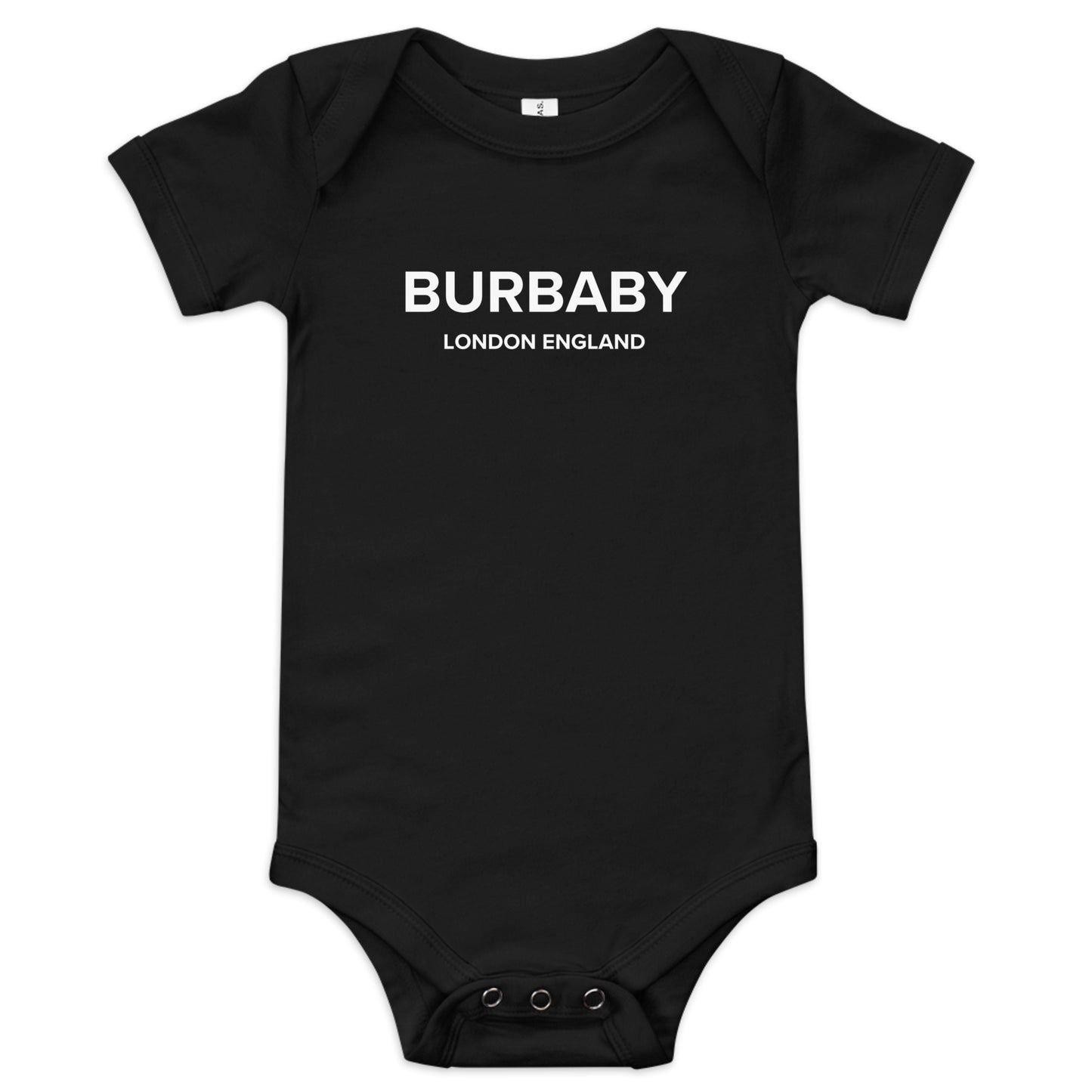 Burbaby Parody Burberry Onesie - Say Something Swag