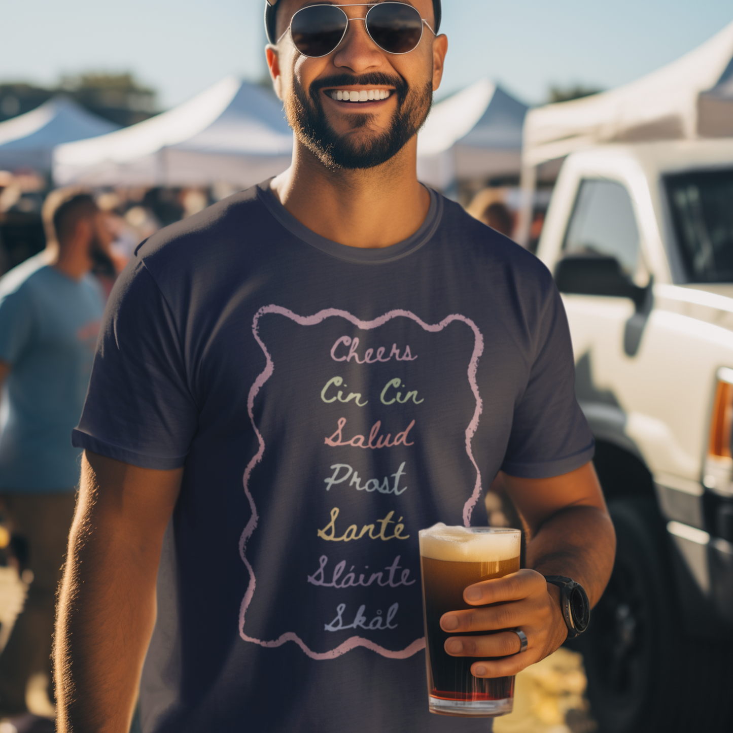 Cheers T-Shirt - Say Something Swag
