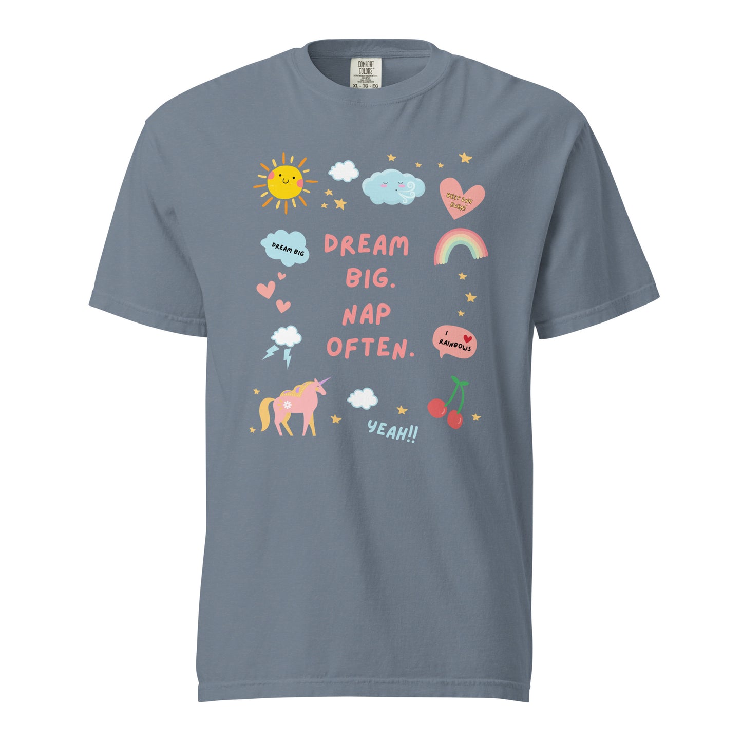 Dream Big, Nap Often T-Shirt - Say Something Swag