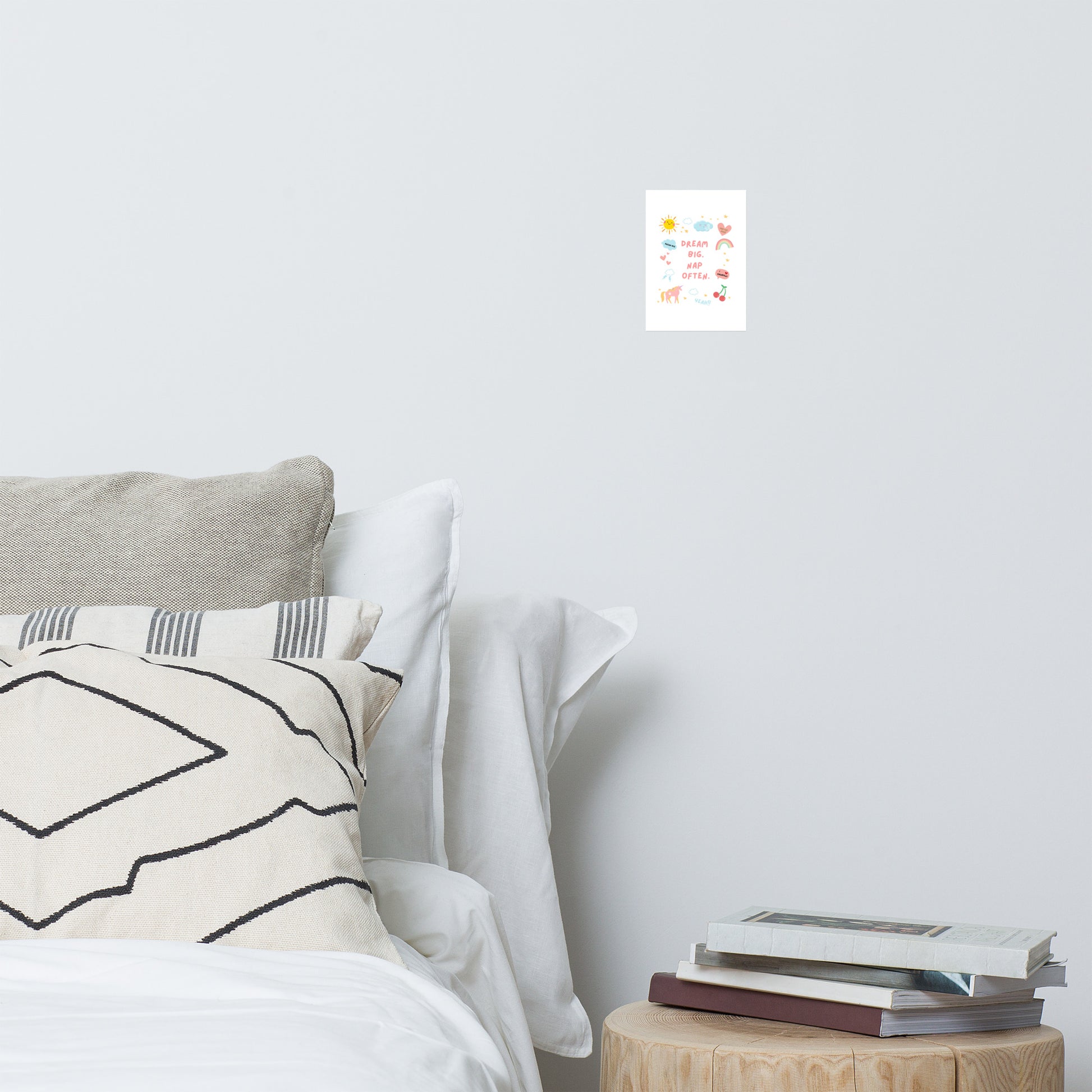 Dream Big, Nap Often Print - Say Something Swag