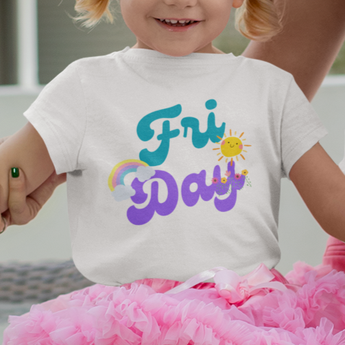 Friday Toddler T-Shirt - Say Something Swag