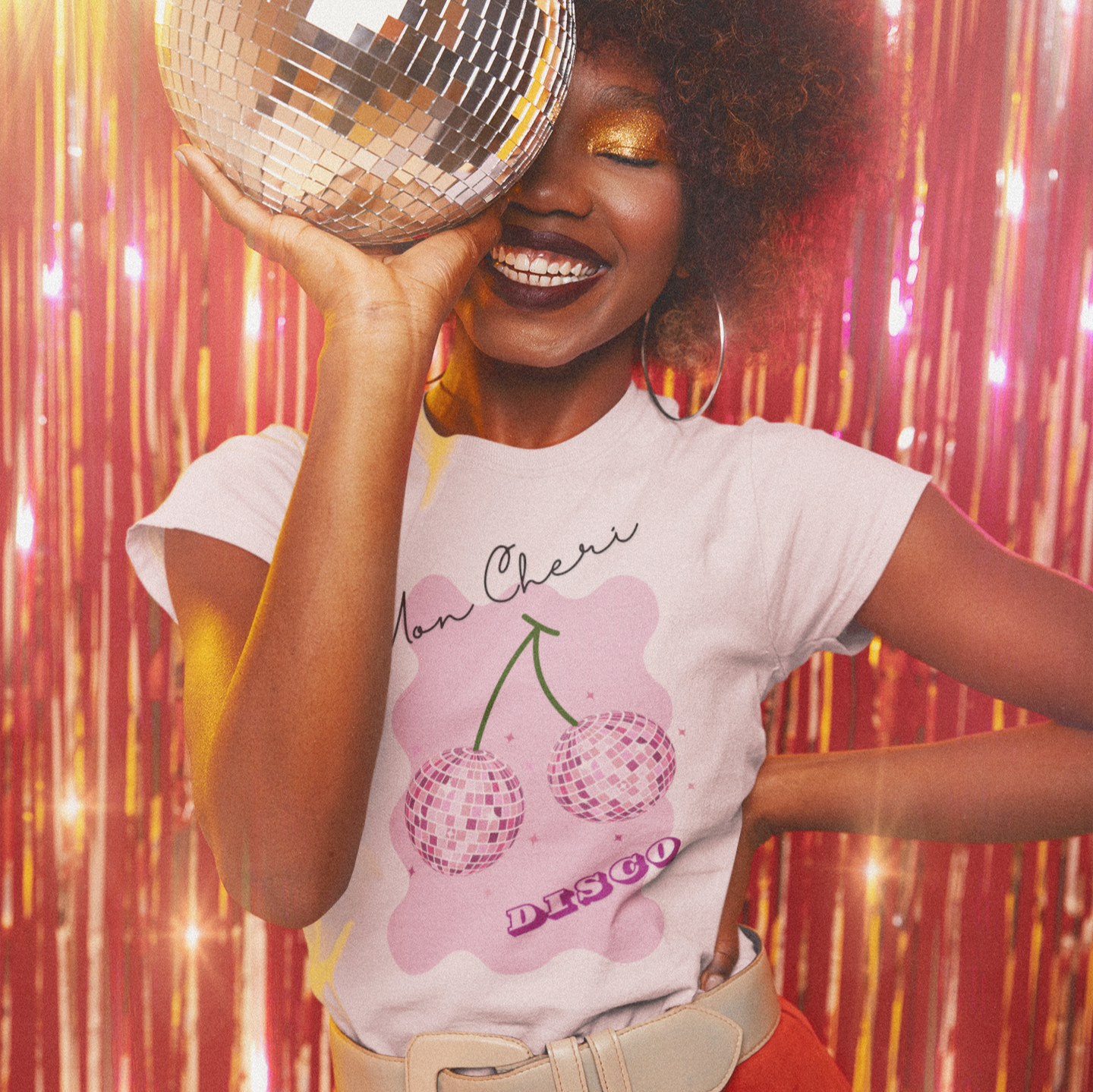 Mon Cheri Disco T-Shirt - Say Something Swag