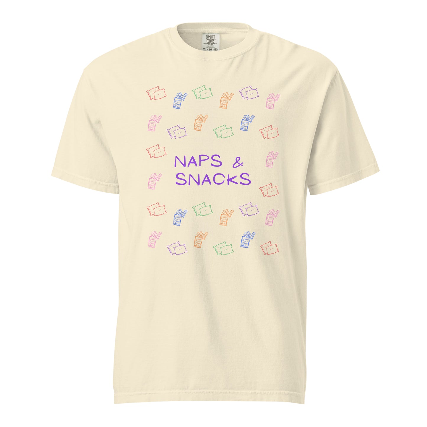 Naps & Snacks T-Shirt - Say Something Swag