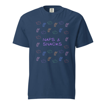 Naps & Snacks T-Shirt - Say Something Swag