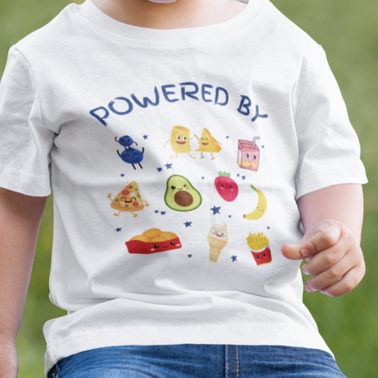 Powered by Kids Menu Family Matching Toddler T-Shirt - Say Something Swag
