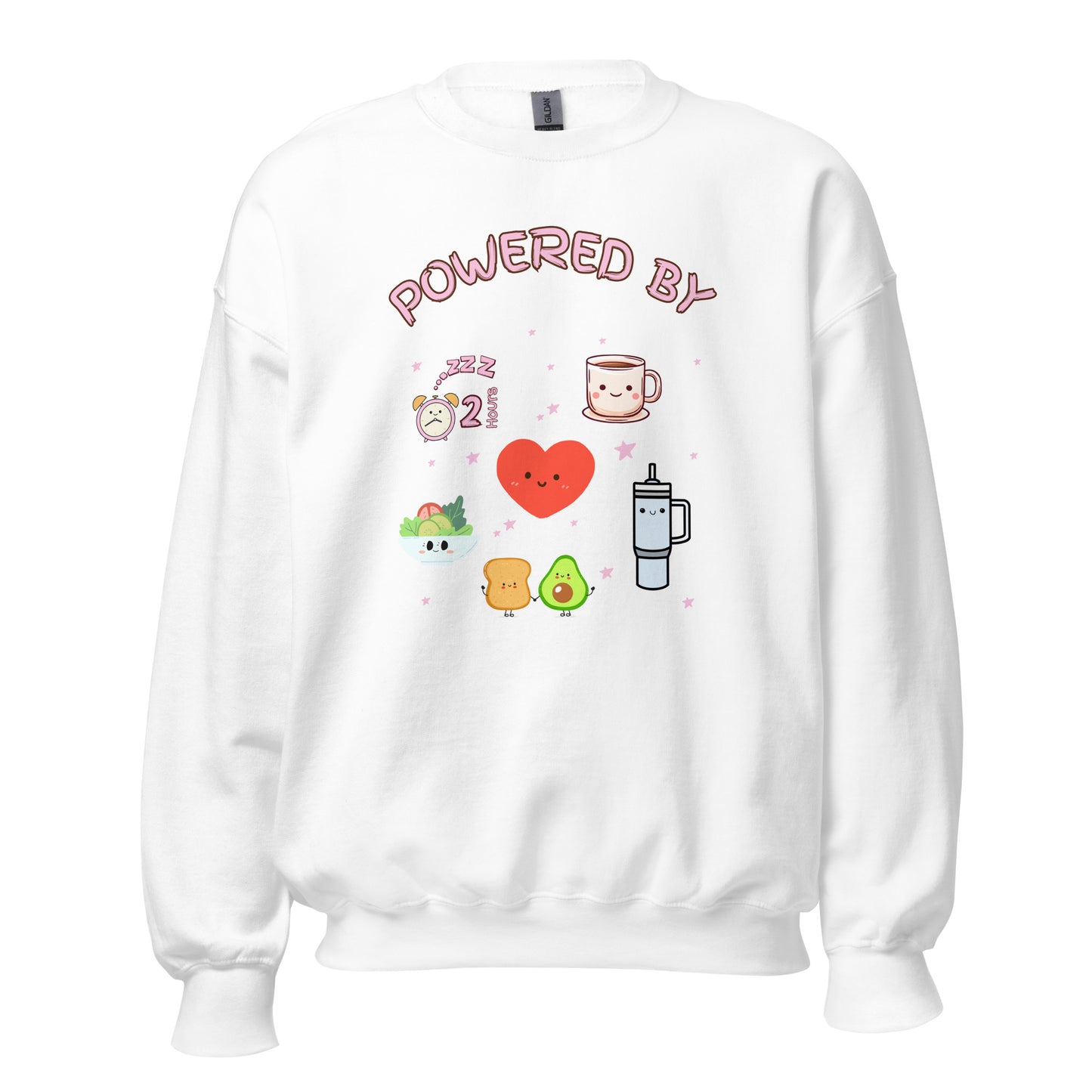 Powered by Mom Energy Sweatshirt - Say Something Swag