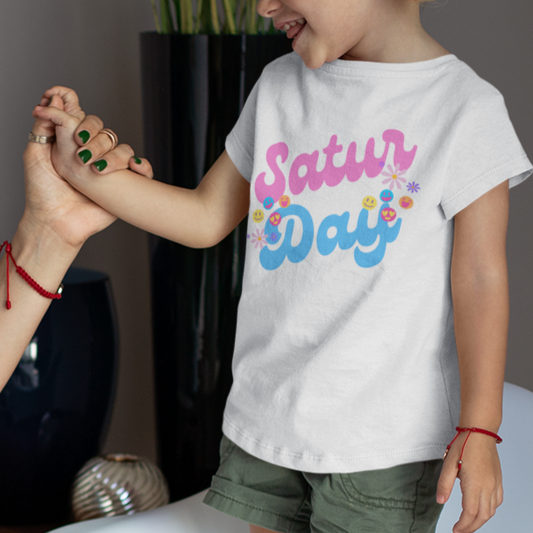 Saturday Toddler T-Shirt - Say Something Swag