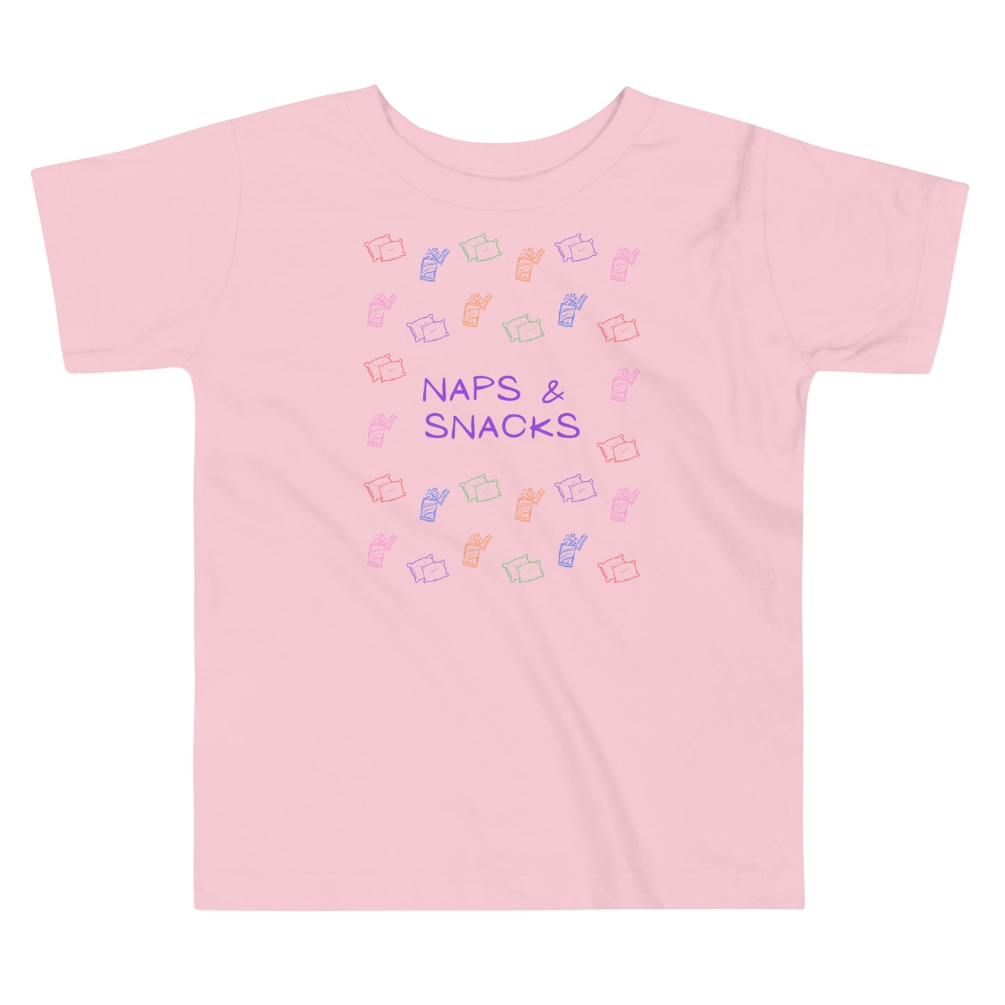 Naps & Snacks Toddler T-Shirt - Say Something Swag