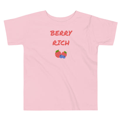 Berry Rich Toddler T-Shirt - Say Something Swag