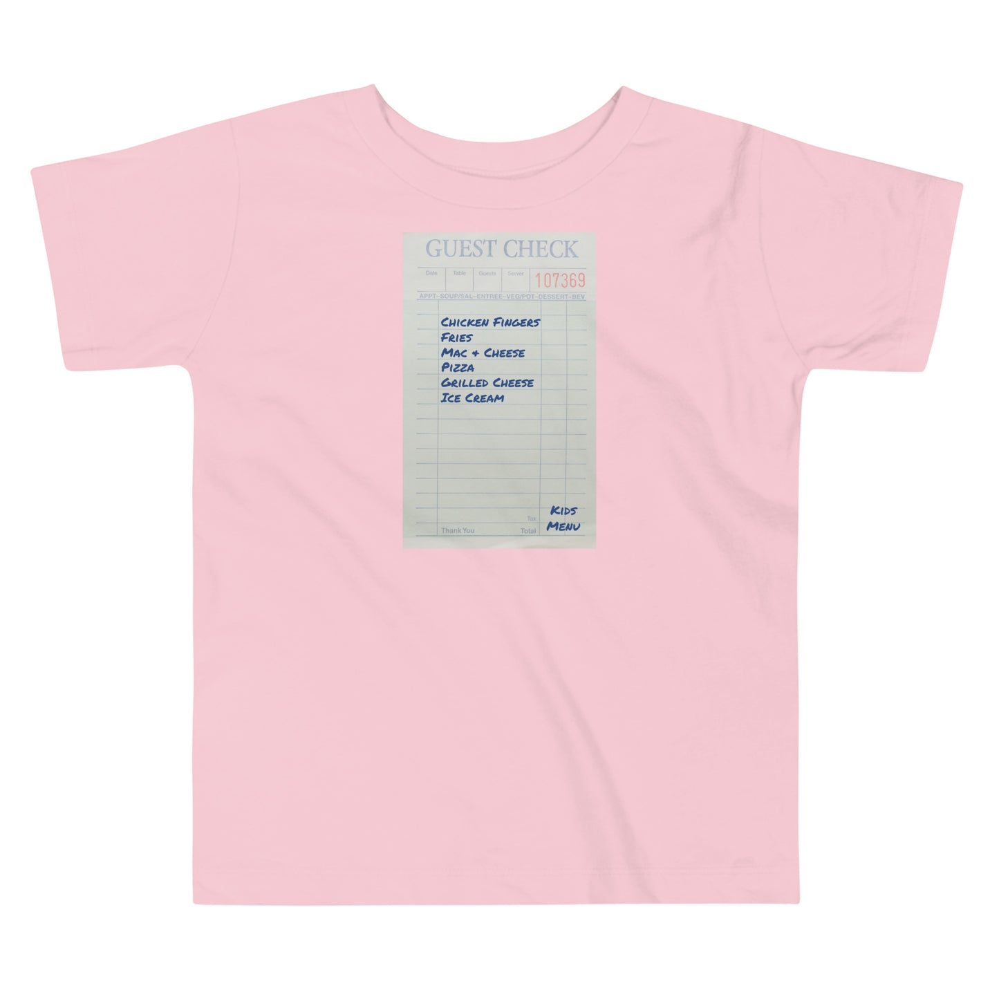 Kids Menu Toddler Shirt - Say Something Swag