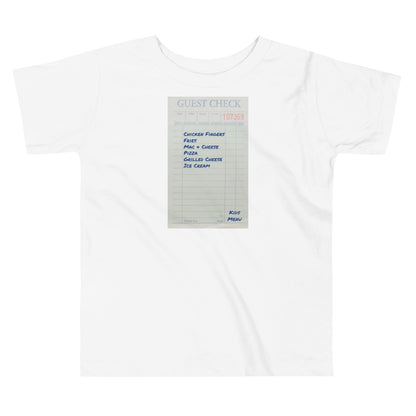 Kids Menu Toddler Shirt - Say Something Swag