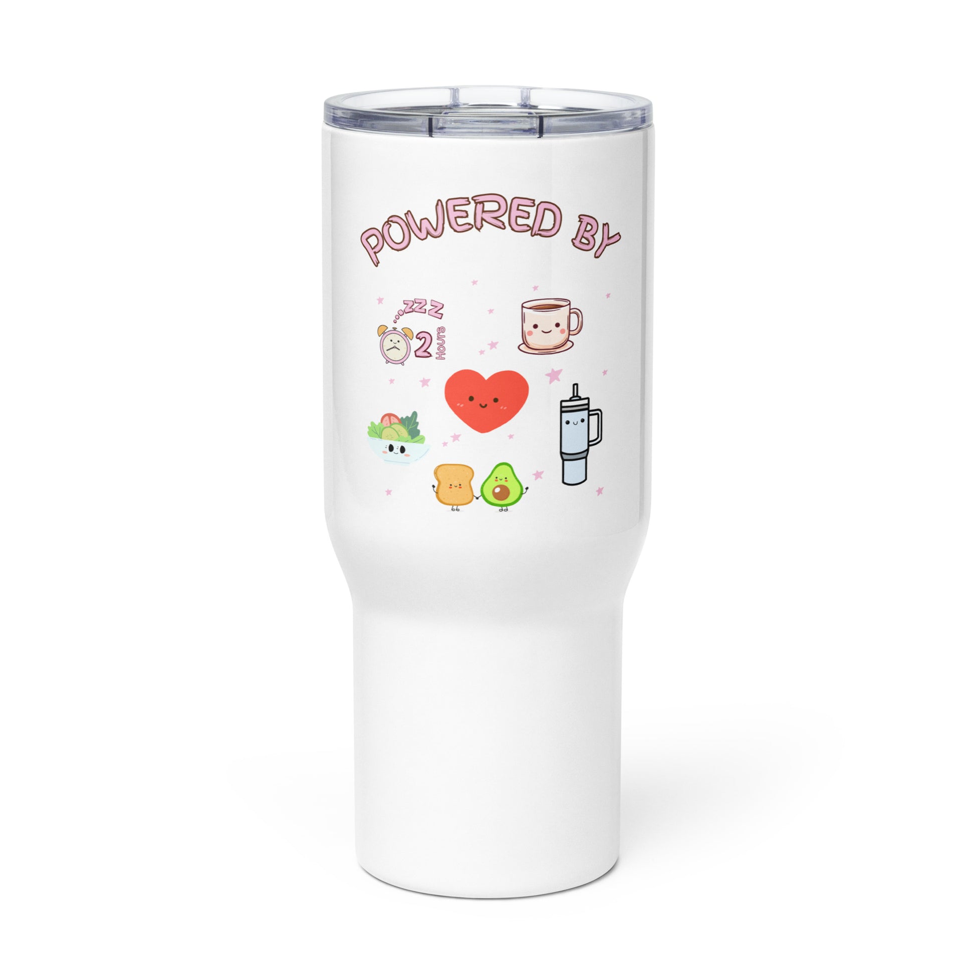 Powered by Mom Energy Travel Mug - Say Something Swag
