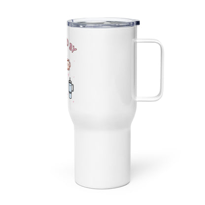 Powered by Mom Energy Travel Mug - Say Something Swag