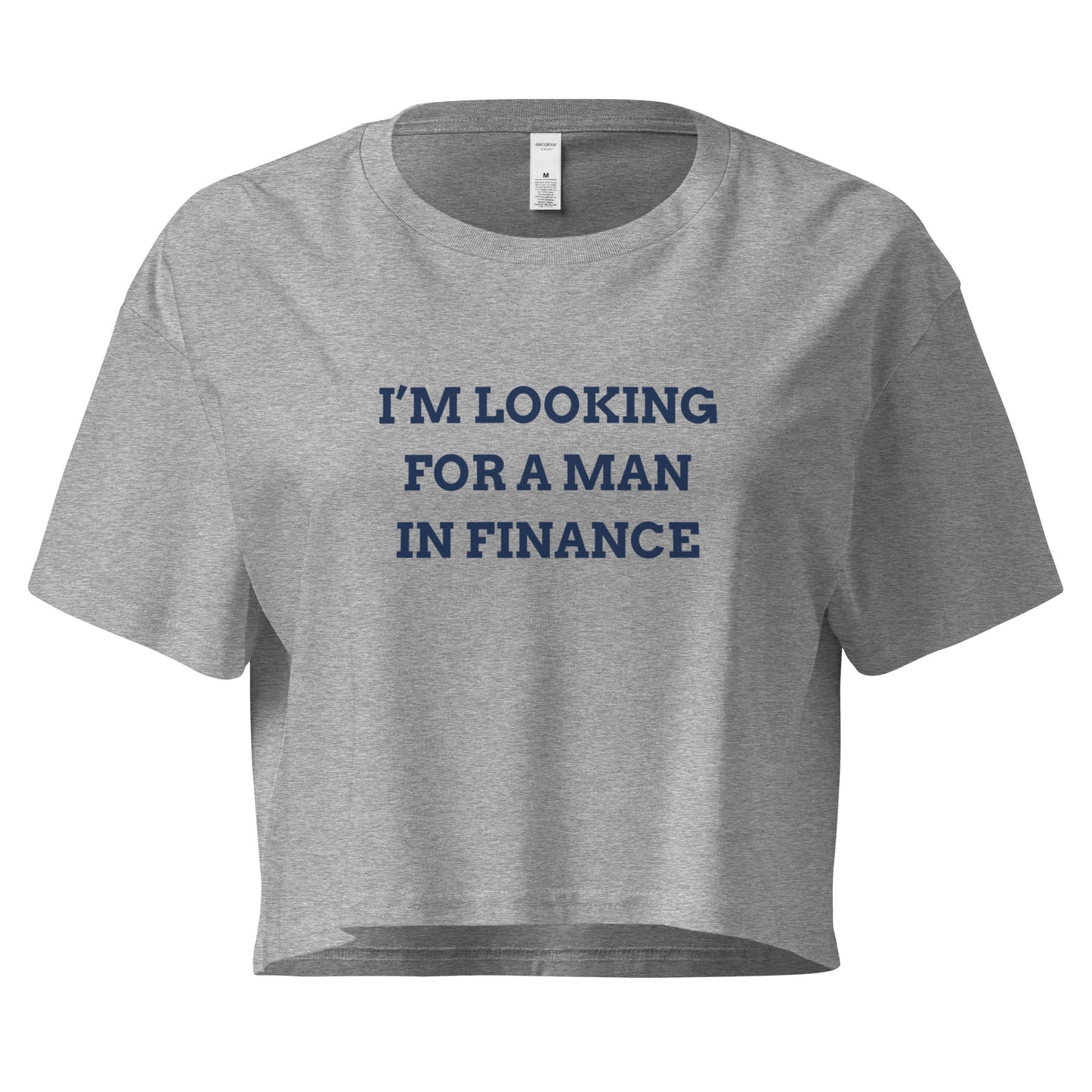 I'm Looking for a Man in Finance Women's T-Shirt - Say Something Swag