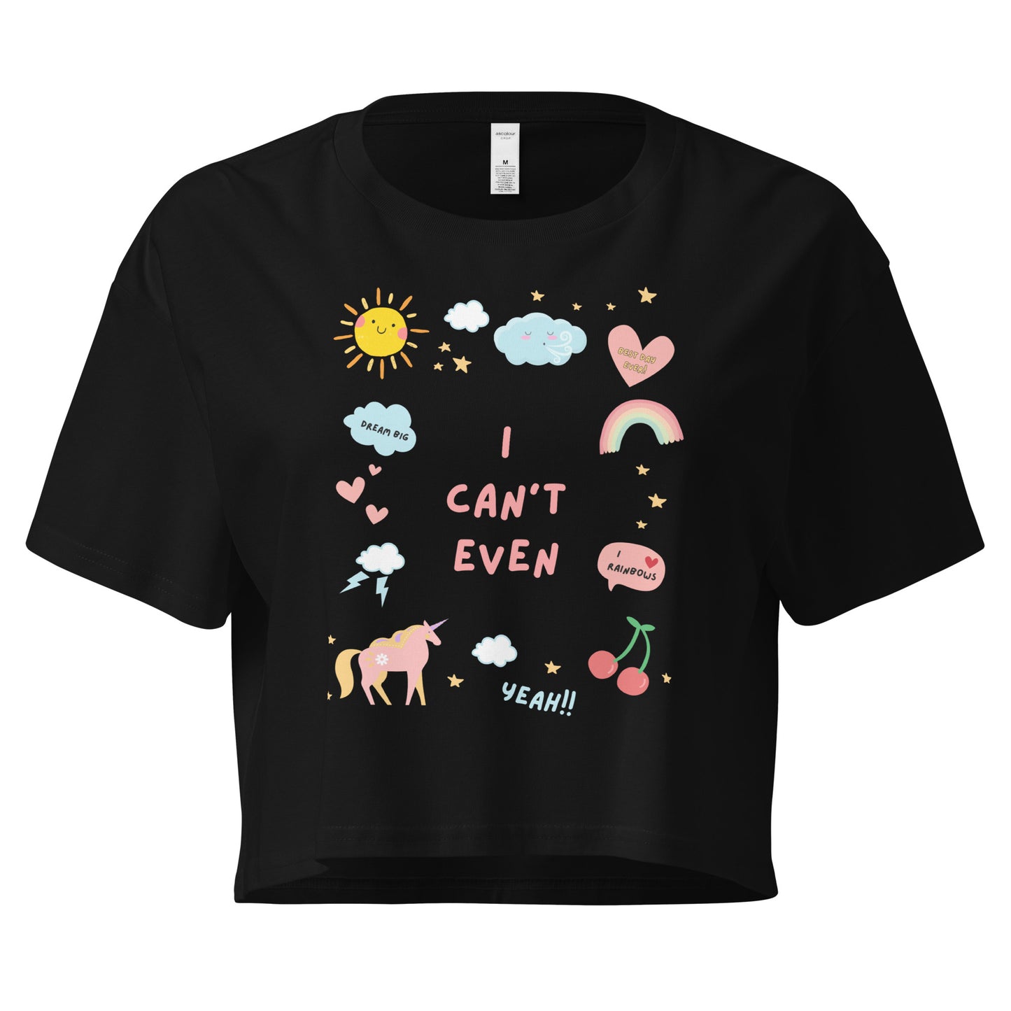 I Can't Even Women's Cropped T-Shirt - Say Something Swag