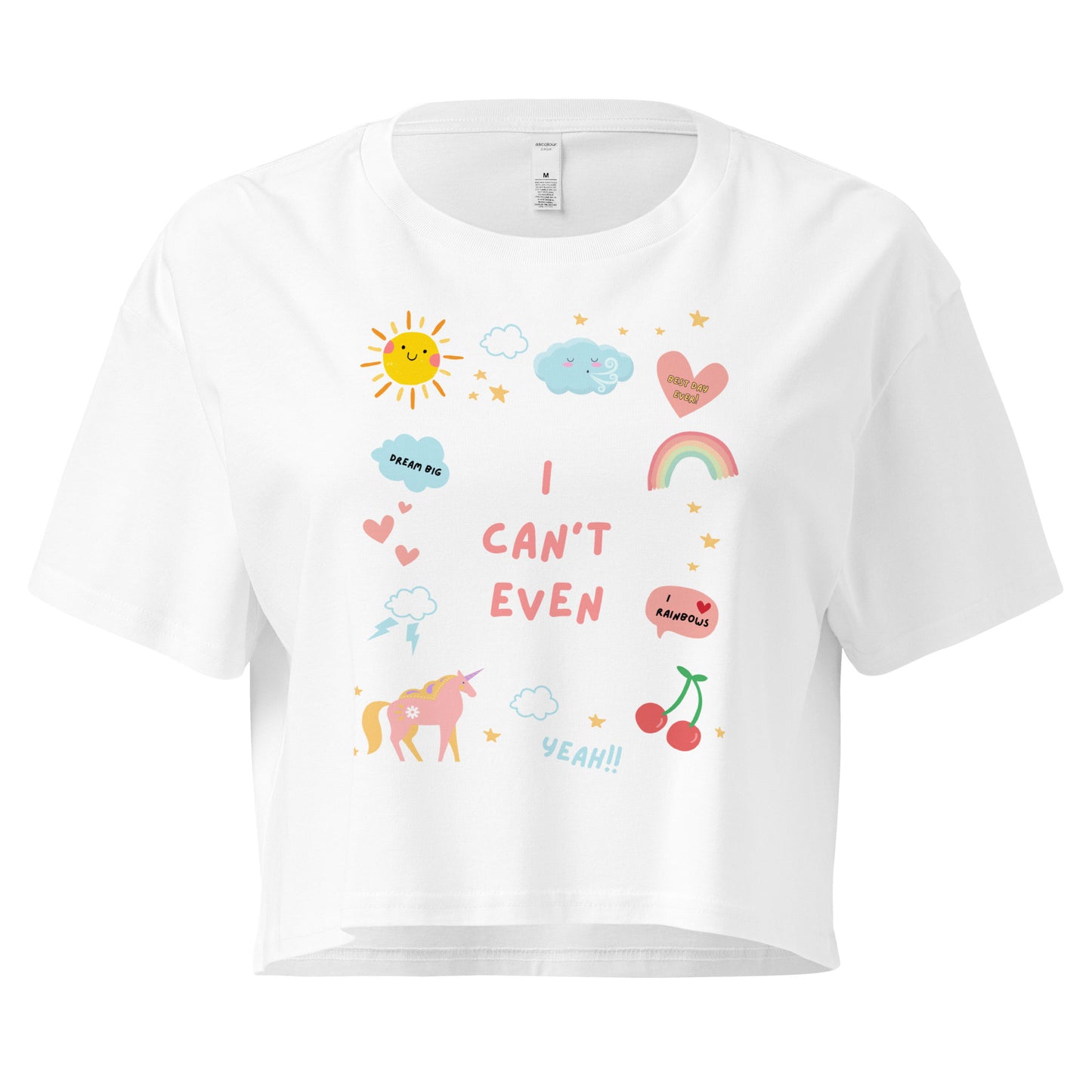 I Can't Even Women's Cropped T-Shirt - Say Something Swag