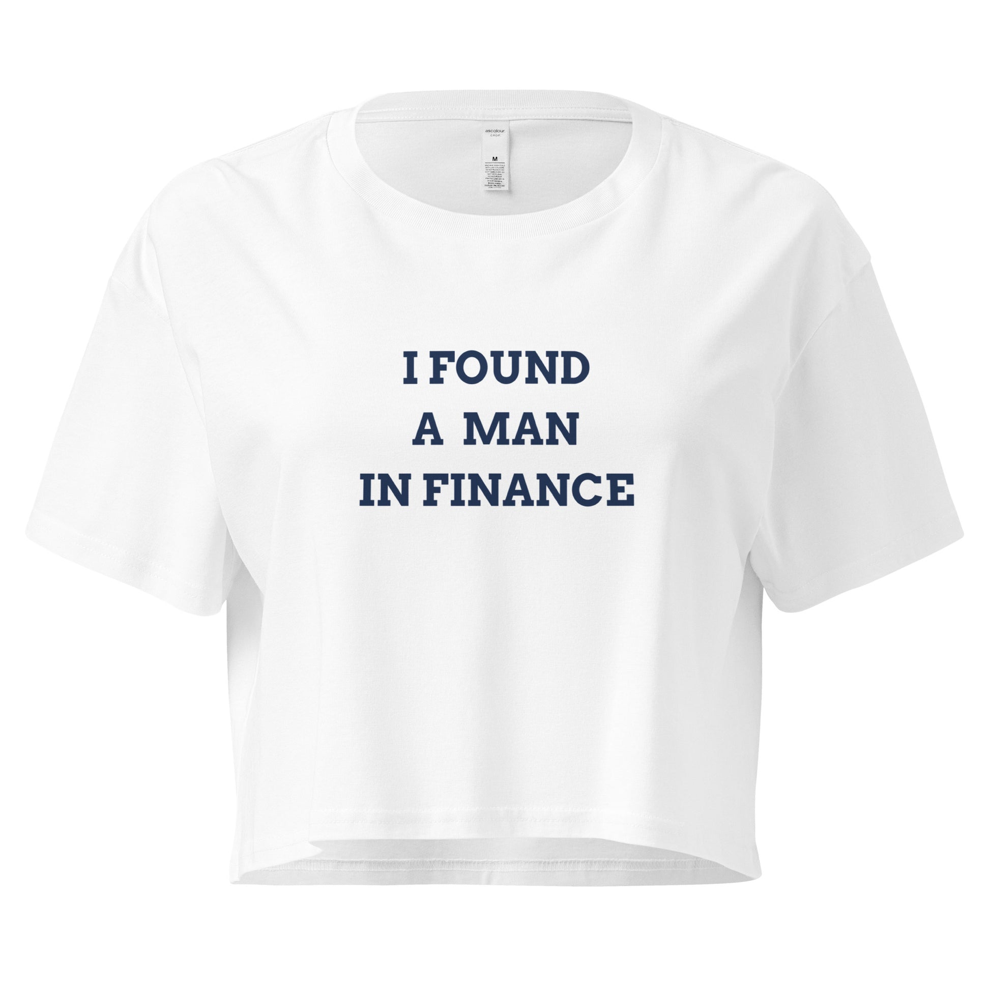 I Found a Man in Finance Women's T-Shirt - Say Something Swag